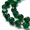 Natural Green Agate Beads Strands G-M367-20A-3