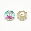 Glass Beads RGLA-T109-6mm-001AB-2