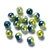 Rainbow ABS Plastic Imitation Pearl Beads OACR-Q174-10mm-16-1