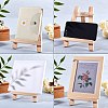 Folding Pine Wood Tabletop Easel AJEW-NB0001-62-6