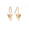 Brass Earring Hooks KK-S356-658G-NF-2
