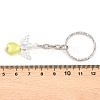 100Pcs Alloy Acrylic Keychains KEYC-JKC01277-3