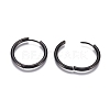 304 Stainless Steel Huggie Hoop Earrings EJEW-G272-01-20mm-B-3