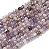 Natural Chevron Amethyst Beads Strands G-L552H-06A-2