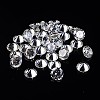 Diamond Shape Glass Rhinestone Cabochons RGLA-J007-8mm-01-1
