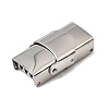 Tarnish Resistant 201 Stainless Steel Watch Band Clasps STAS-P221-22B-P-01-2