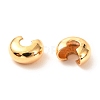 Brass Crimp Beads Covers KK-F824-036A-G-2