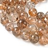 Natural Herkimer Diamond Beads Strands G-Z115-C03-12mm-4