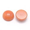 Natural Red Aventurine Cabochons X-G-P393-R48-4MM-2