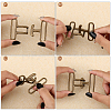 CHGCRAFT Alloy Snap Lock Clasps FIND-CA0008-42B-AB-3