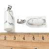 Natural Howlite Pendants G-B127-17P-05-3