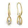 SHEGRACE Brass Gold Plated Dangle Earrings JE99C-2