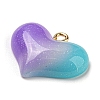 Gradient Color Resin Pendants FIND-Z010-01A-2