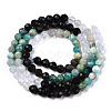 Natural & Synthetic Mixed Gemstone Beads Strands G-D080-A01-01-02-2