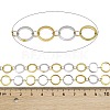 304 Stainless Steel Two Tone Ring Link Chains CHS-G044-05GP-2