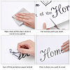 PVC Wall Stickers DIY-WH0228-253-6