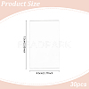 3Sets Rectangle Acrylic Table Sign Holders DJEW-AN0001-01-2