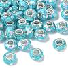 Transparent Resin Rondelle European Beads LS-RESI-S023-09-1
