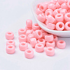 Valentine's Day Opaque Acrylic European Beads PL338-M4-5