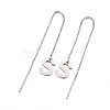304 Stainless Steel Stud Earrings EJEW-L205-01S-2
