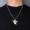 201 Stainless Steel Pendant Necklaces for Man NJEW-Q336-02E-P-3
