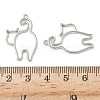 Alloy Open Back Bezel Pendants FIND-L025-02P-3
