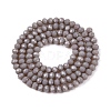 Opaque Solid Color Imitation Jade Glass Beads Strands EGLA-A044-P3mm-D10-3