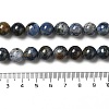 Natural Dumortierite Quartz Beads Strands G-H298-A06-04-5
