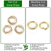 925 Sterling Silver Saw Cut Open Jump Rings STER-F036-02G-1x9mm-2