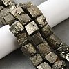 Natural Pyrite Beads Strands G-P322-20-7