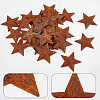 Rust Iron Pendants IFIN-WH0065-16A-4