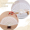Plastic & Lace Folding Fan AJEW-WH0709-241A-5
