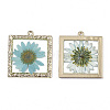 Epoxy Resin Pendants X-RESI-T045-029D-3