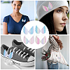 40Pcs 4 Colors Angel Wing Shape Sew on Patches Applique FIND-GF0005-44-4