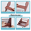 5-Tier Wood Semicircle Dessert Display Risers ODIS-WH0030-182A-4