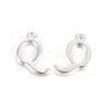 Silver Color Plated Alloy Letter Pendants LS-PALLOY-J718-01S-Q-1