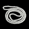 Baking Paint Imitation Jade Glass Round Bead Strands X-DGLA-Q021-6mm-01-5