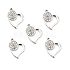 Alloy Rhinestone Pendants ALRI-C007-36P-1