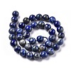 Natural Lapis Lazuli Beads Strands G-E483-17-10mm-3
