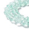 Transparent Glass Beads Strand GLAA-F112-02E-4