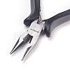 45# Carbon Steel Jewelry Pliers LS-PT-L007-35F-3