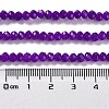 Baking Painted Imitation Jade Glass Bead Strands X-DGLA-A034-J4MM-A27-3