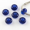 Imitation Cat Eye Resin European Beads RPDL-S001-03-1