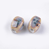 Handmade Porcelain Beads PORC-S498-07F-2