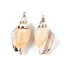 Natural Conch Shell Big Pendants SSHEL-N038-27-1