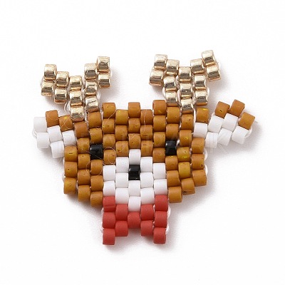 Handmade MIYUKI Japanese Seed Loom Pattern Seed Beads PALLOY-MZ00059-09-1