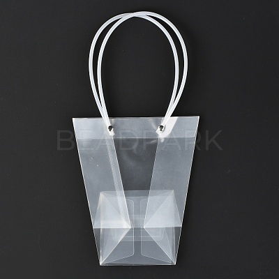Valentine's Day Trapezoid PP Plastic Gift Bags ABAG-L015-01A-1