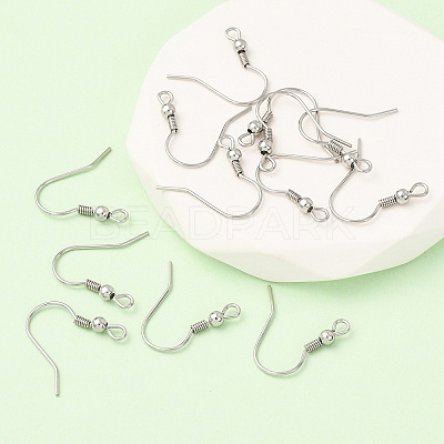 Tarnish Resistant 316 Surgical Stainless Steel Earring Hooks STAS-E009-1-1
