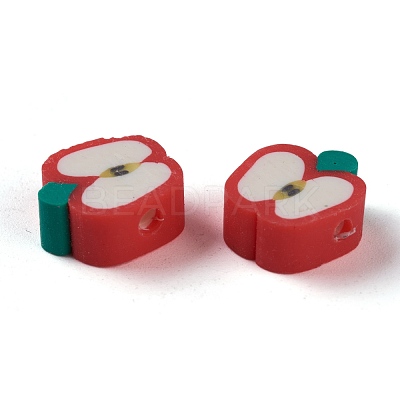 Handmade Polymer Clay Beads X-CLAY-R069-01C-02-1