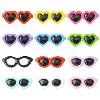 50Pcs Resin Cabochons CRES-YW0001-43-1